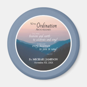 Íman 50th Aniversário de parabéns da classificação