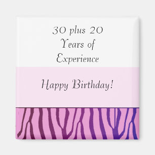 Íman 50th aniversário feliz