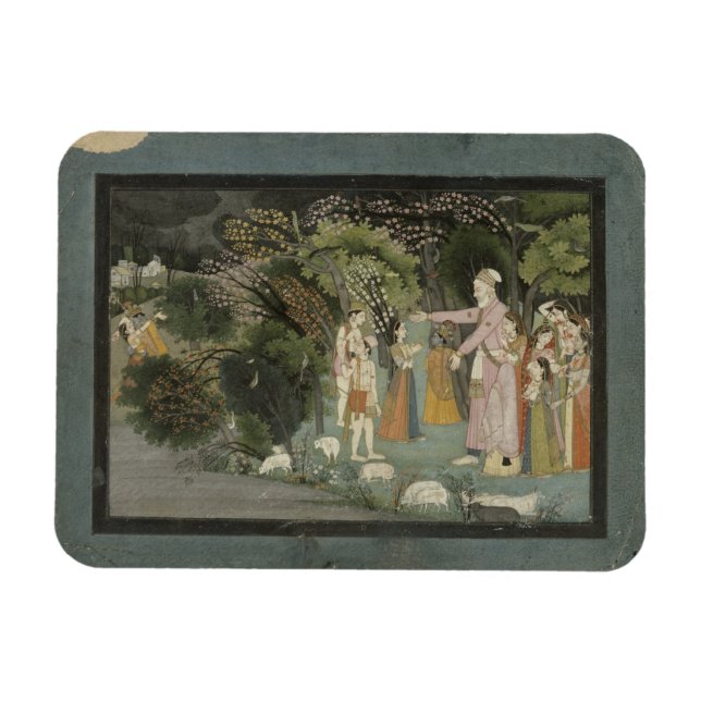 Íman 51.207/28 Nanda a pedir a Radha para escoltar Kris (Horizontal)