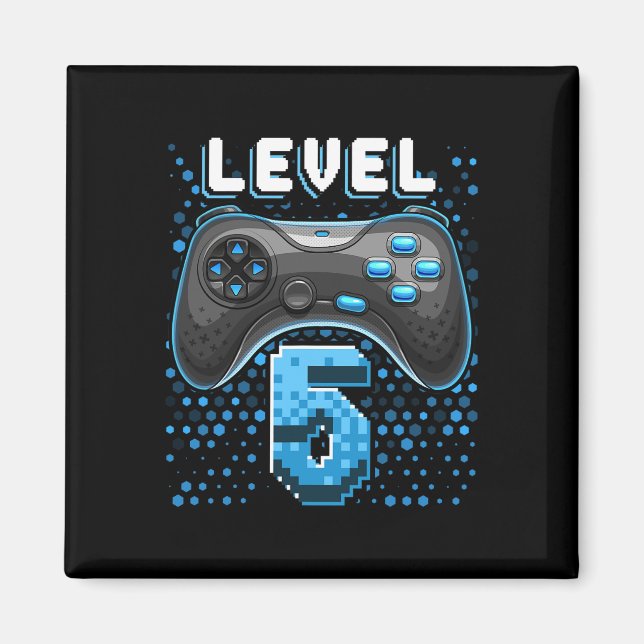 Íman 5 Controladora de videogame 5 Birthday Gamer Gift  (Frente)