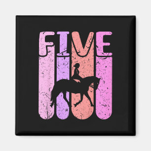 Íman 5 de Aniversário de Cavalo