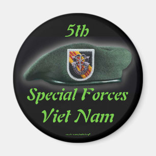 Íman 5 de forças especiais Grupo Green Berets Magnet