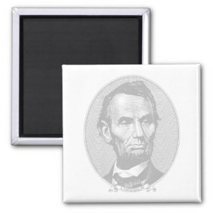 Íman 5+Dollar President Abraham Lincoln Money 