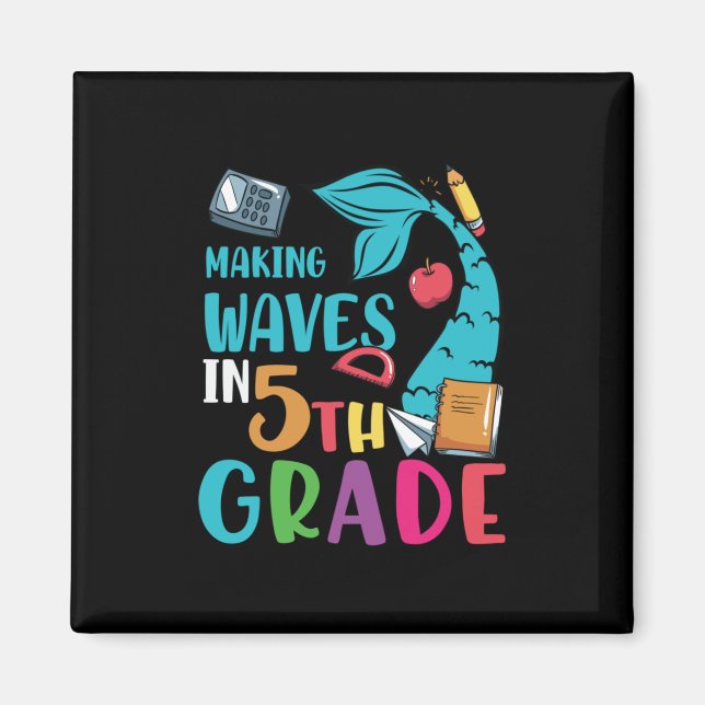 Íman 5 Grau Ondas De Fazer De Professores No 5 Grau (Frente)