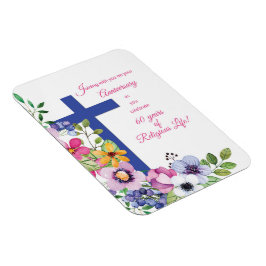 Íman 60º Aniversário, freira, Cruz de Vida Religiosa