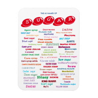 Íman 60 Nomes do ímã do açúcar