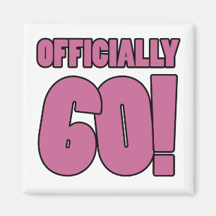 Íman 60th Humor do aniversário