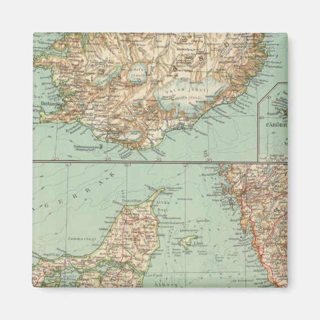 Íman 65 Dinamarca, Islândia (Frente)