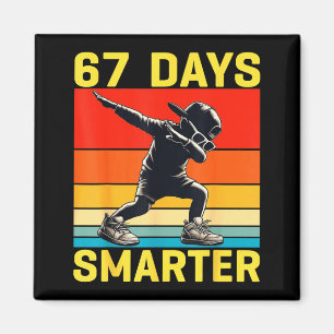 Íman 67º Dia De Escola 67 Dias Mais Inteligente Dabbing