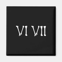 67 Algarismos Romanos Vi Vii Esqueleto Divertido H