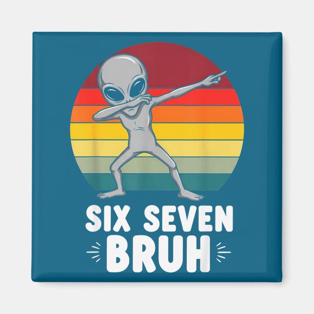 Íman 67 Animals Funny 67 Brainrot Youth Kids Alien 67  (Frente)