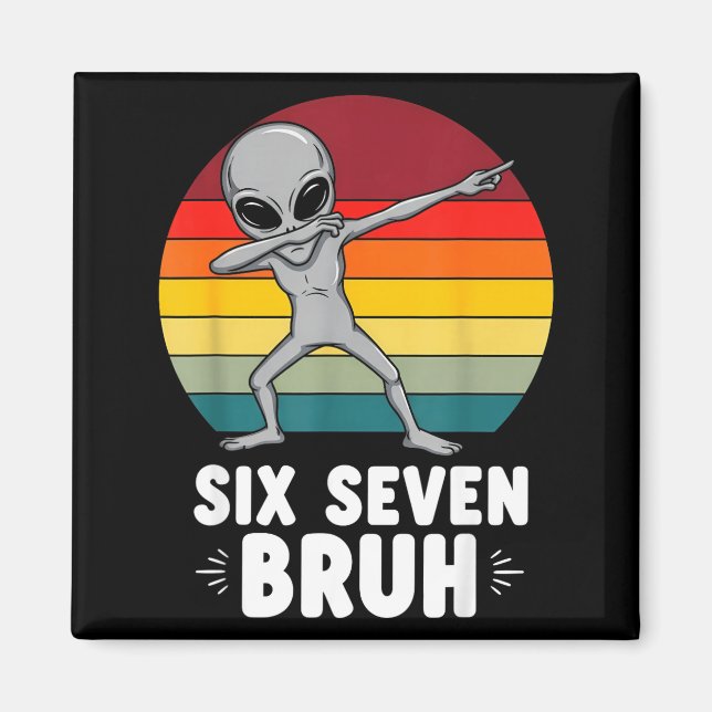 Íman 67 Animals Funny 67 Brainrot Youth Kids Alien 67  (Frente)