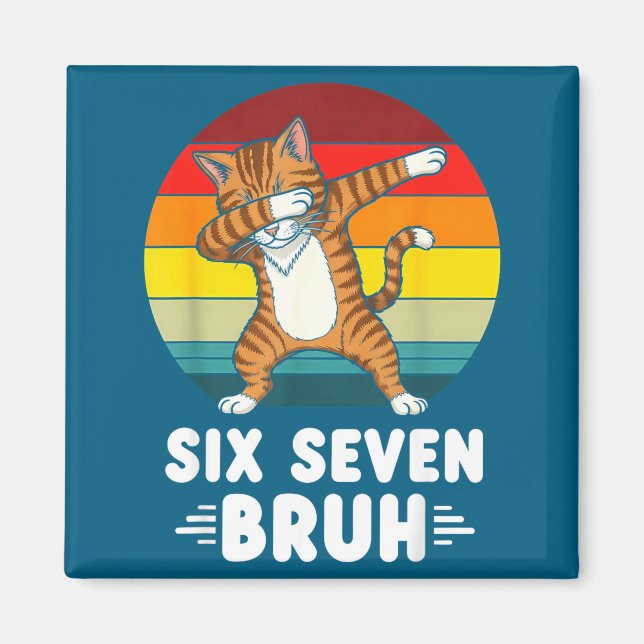 Íman 67 Animals Funny 67 Brainrot Youth Kids Cat 67  (Frente)