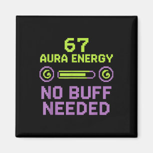 Íman 67 Aura Energy Sem Buff Necessário Retro Pixel Gam