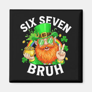 Íman 67 Bruh Seis Sete Divertido 6 7 Meme Dia de São Pa