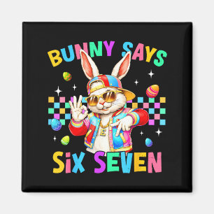 Íman 67 Bunny Diz Seis Sete Obra de Arte