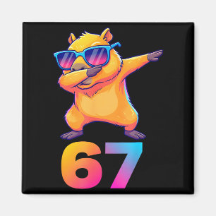 Íman 67 Capivara Seis Sete Meme Animal Legal Capivara D