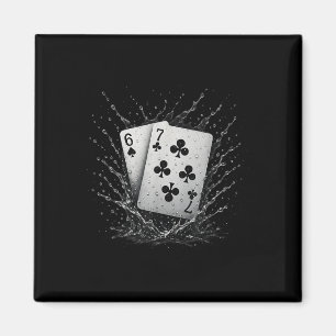 Íman 67 Cartas de Baralho Seis Sete Meme Jogo de Cartas