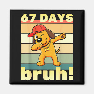 Íman 67 Dias De Escola Bruh Meme Divertido Professores