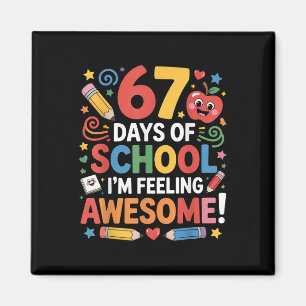 Íman 67 Dias De Escola Sentindo-se Incrível Meme 100º D