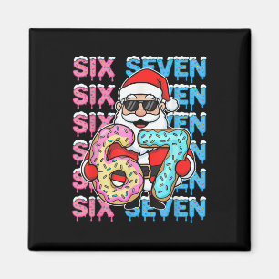 Íman 67 Donut Natal Divertido Seis Sete Meme Papai Noel