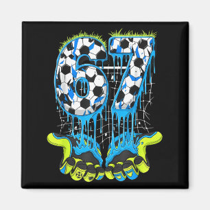 Íman 67 Drip Futebol Geração Alfa Gíria Seis Sete Meme 