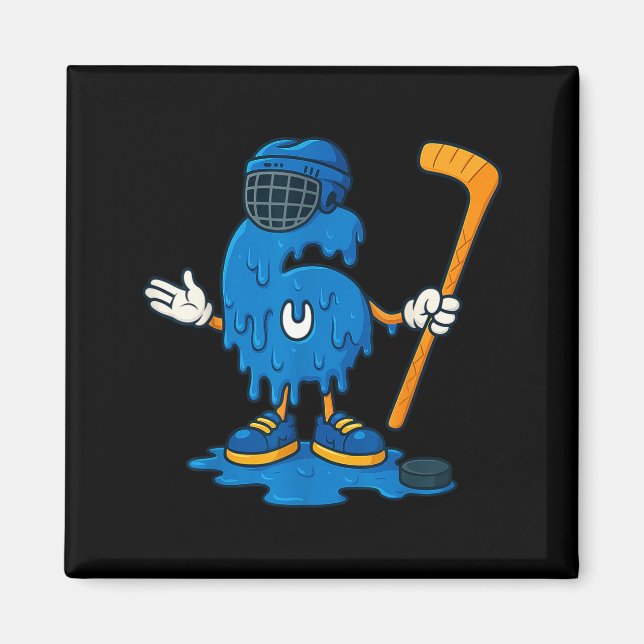 Íman 67 Drip Ice Cream Hockey Player  (Frente)