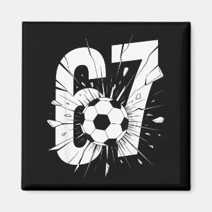 Íman 67 Futebol Six Seven 6 7 Meme 67