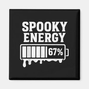 Íman 67 Halloween Assustador Energia Brainrot Meme Seis