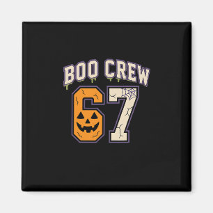 Íman 67 Halloween Boo Crew Jersey Esportivo Meme Brainr
