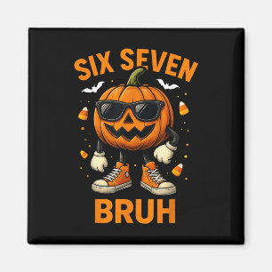 Íman 67 Halloween Divertido Seis Sete Meme Brainrot Abó