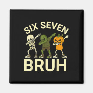 Íman 67 Halloween Engraçado Seis Sete Meme Brainrot Abó