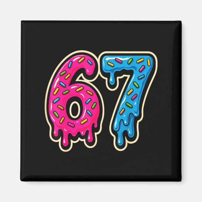 Íman 67 Ice Cream Meme Six Seven  (Frente)