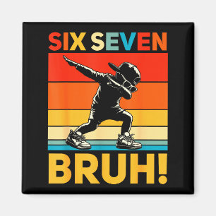 Íman 67 Meme 6 7 Números Dabbing Seis Sete Bruh Engraça