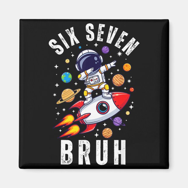 Íman 67 Meme Astronauta Dançando Dab no Espaço Engraçad (Frente)