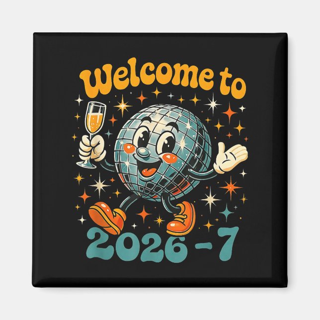 Íman 67 Meme Countdown Happy New Year Funny Drip Number (Frente)