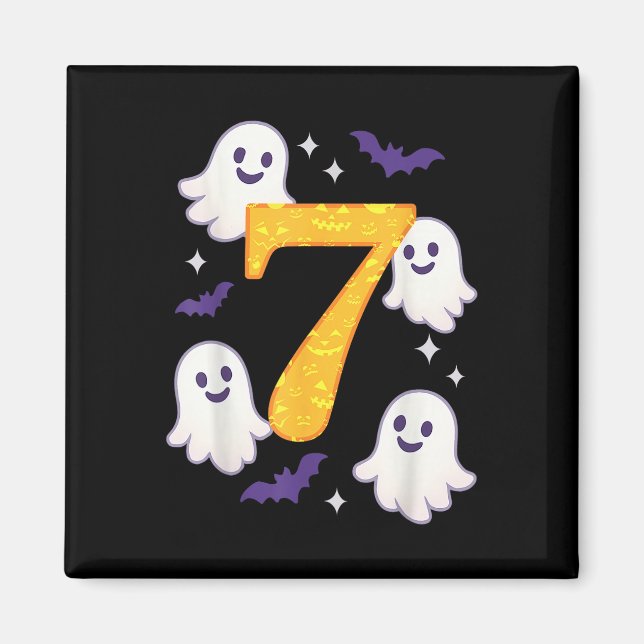 Íman 67 Meme de Halloween Engraçado Seis Sete Fantasia  (Frente)