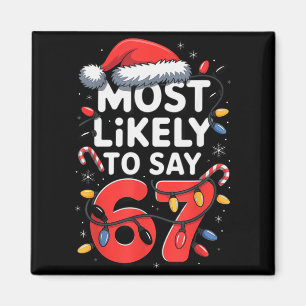 Íman 67 Meme Engraçado Design de Meme de Natal Mais Pro