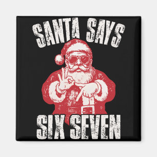 Íman 67 Meme Engraçado Seis Sete Natal 6-7 Meme Papai N