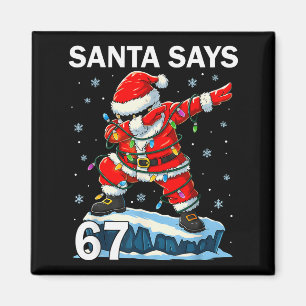 Íman 67 Meme Engraçado Seis Sete Natal 6-7 Meme Papai N