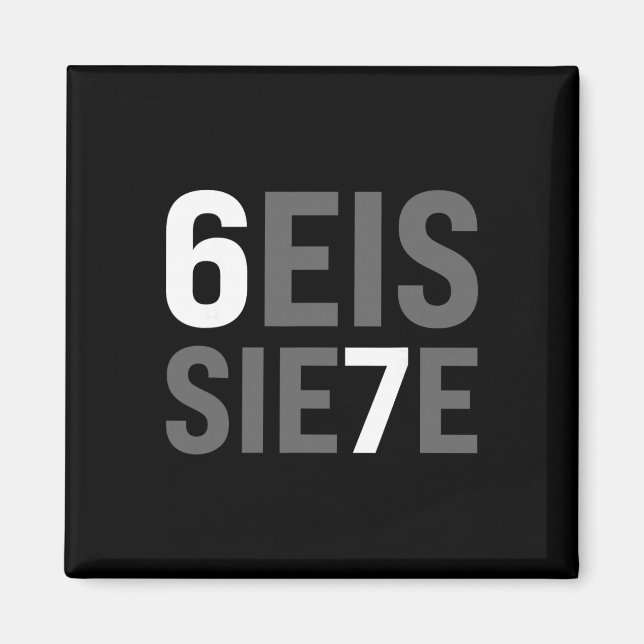 Íman 67 Meme Espanhol Seis Sete Seis Sete Espanhol Engr (Frente)