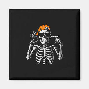 Íman 67 Meme Esqueleto Tendência Halloween Divertido Se