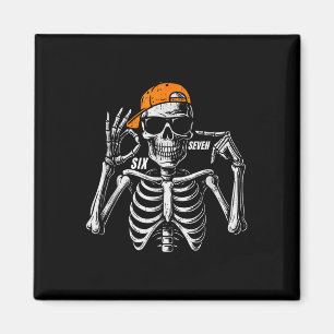 Íman 67 Meme Esqueleto Tendência Halloween Engraçado Se