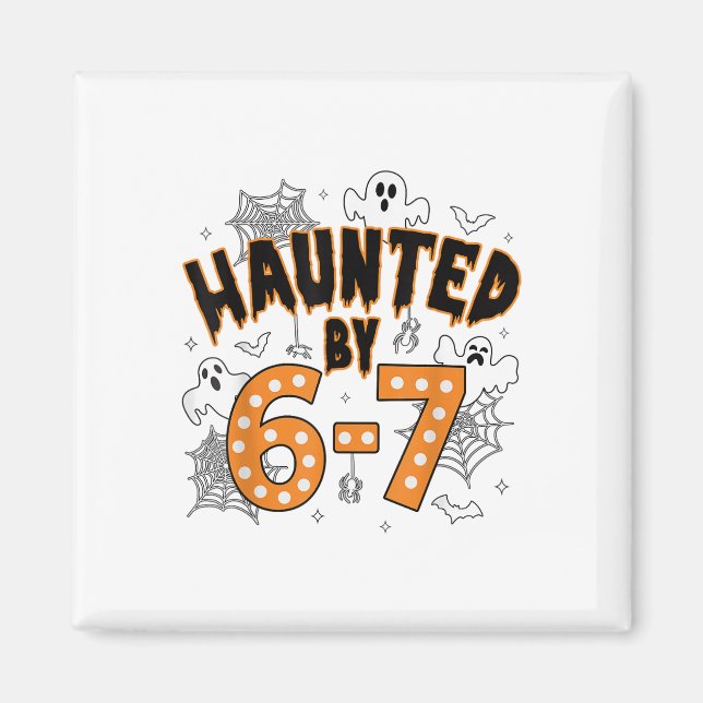 Íman 67 Meme Halloween Assombrado- Fantasma Engraçado E (Frente)