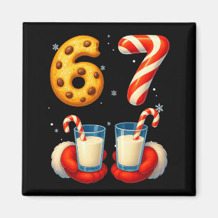 Íman 67 Meme Natal Biscoito Cane de Açúcar Engraçado Se