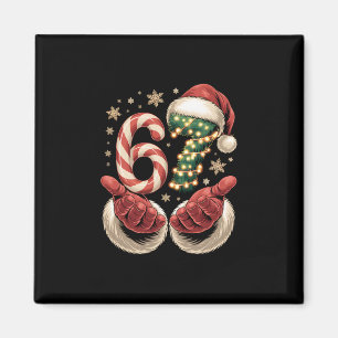 Íman 67 Meme Natal Divertido 6 7 Gíria Geração Alpha Pa