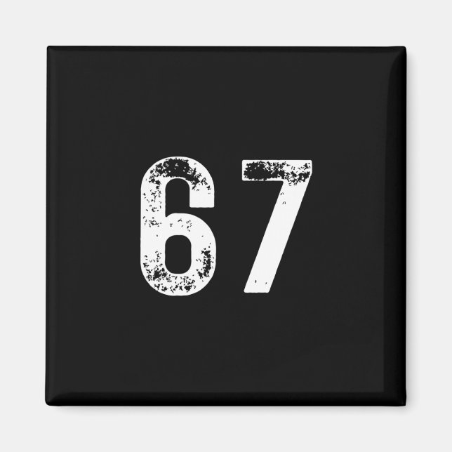 Íman 67 - Meme Pullover Hoodie Engraçado (Frente)
