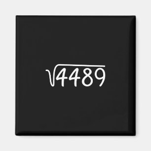 Íman 67 Meme Raiz Quadrada 4489 Teen Six Seven Gíria Ma