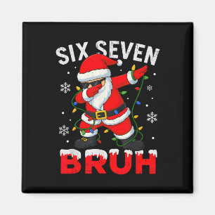 Íman 67 Meme Six Seven Bruh Dabbing Papai Noel Natal En