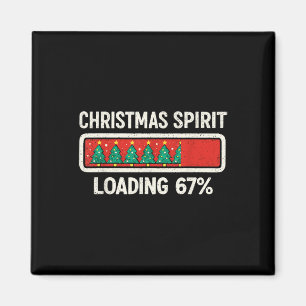 Íman 67 Meme Six Seven Espírito de Natal Carregando Gen